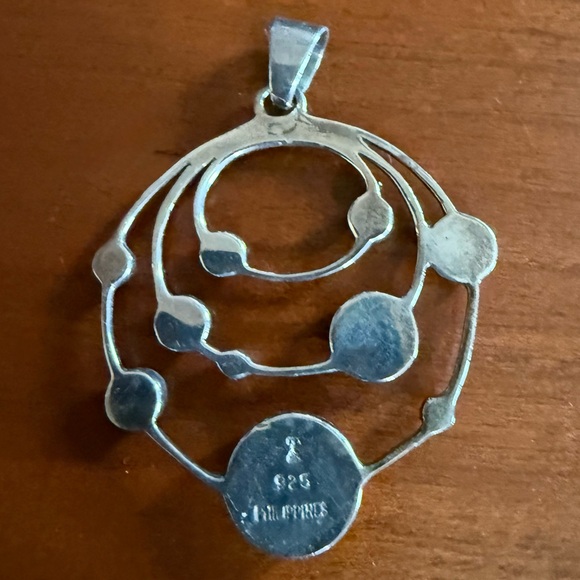 Colorful Planetary Pendant Sterling Silver - Picture 6 of 8